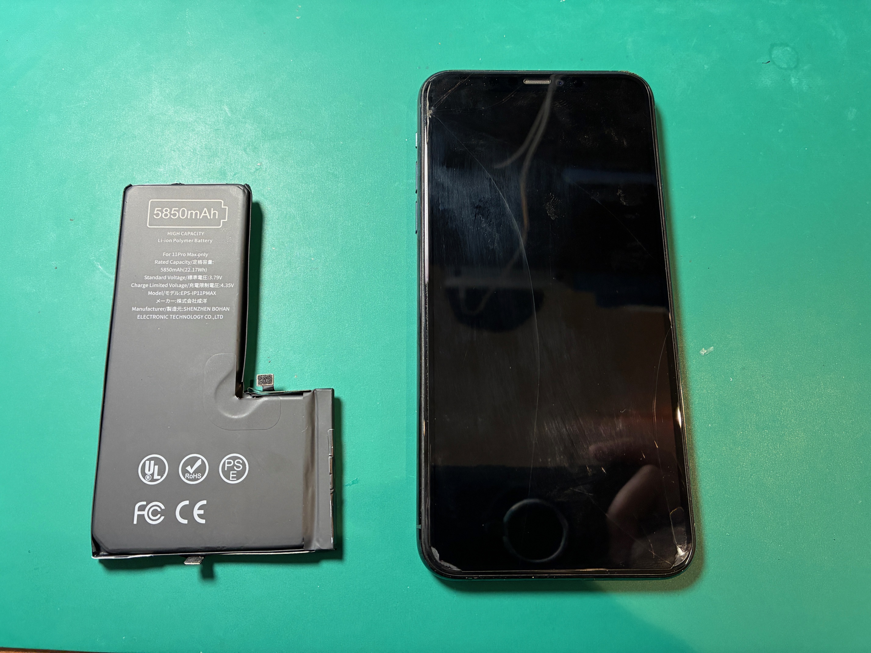 神戸市からお越しのお客様よりiPhone11ProMaxのバッテリー交換をご依頼いただきました！